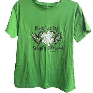 NWOT St Patrick’s Day Shamrock Tee